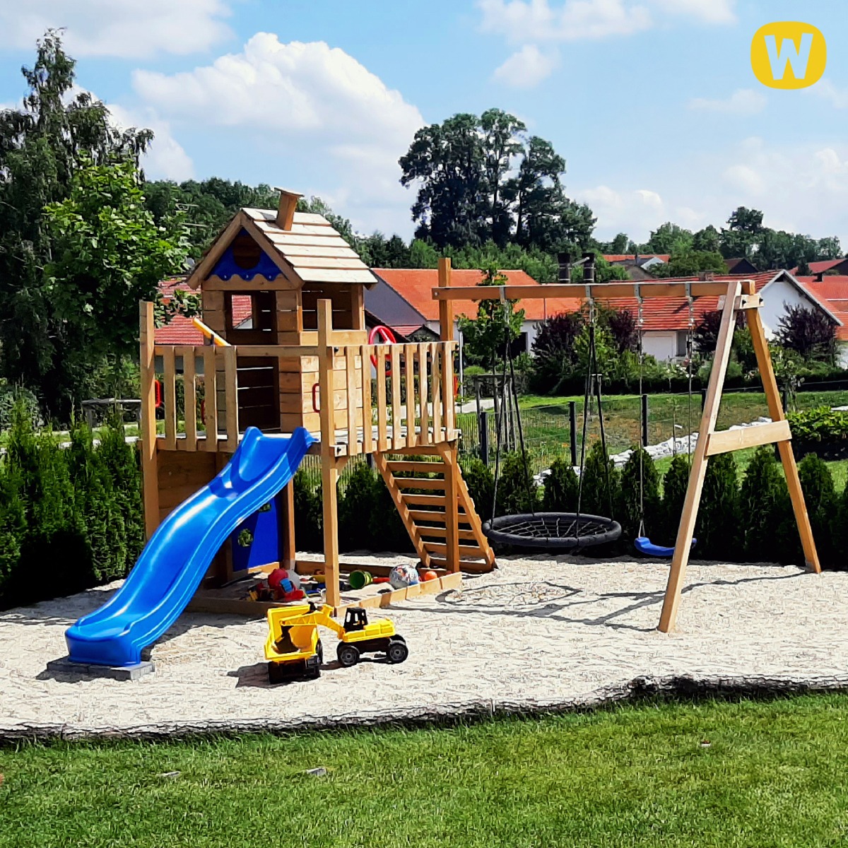 Wickey Smart Lodge 150 Kerti játszóter 814161_k